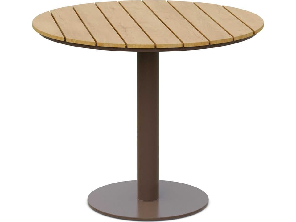 Bordeaux 36-Inch Round Dining Table with Alpine WeatherWood Top
