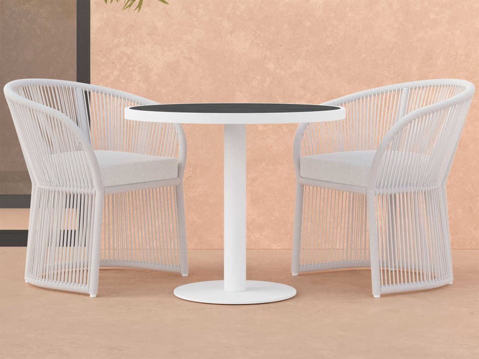 Bordeaux Aluminum and Rope Dining Room Set