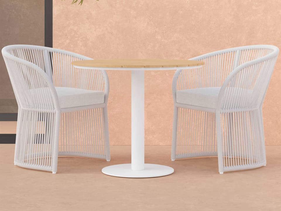 Bordeaux Aluminum and Rope Dining Room Set
