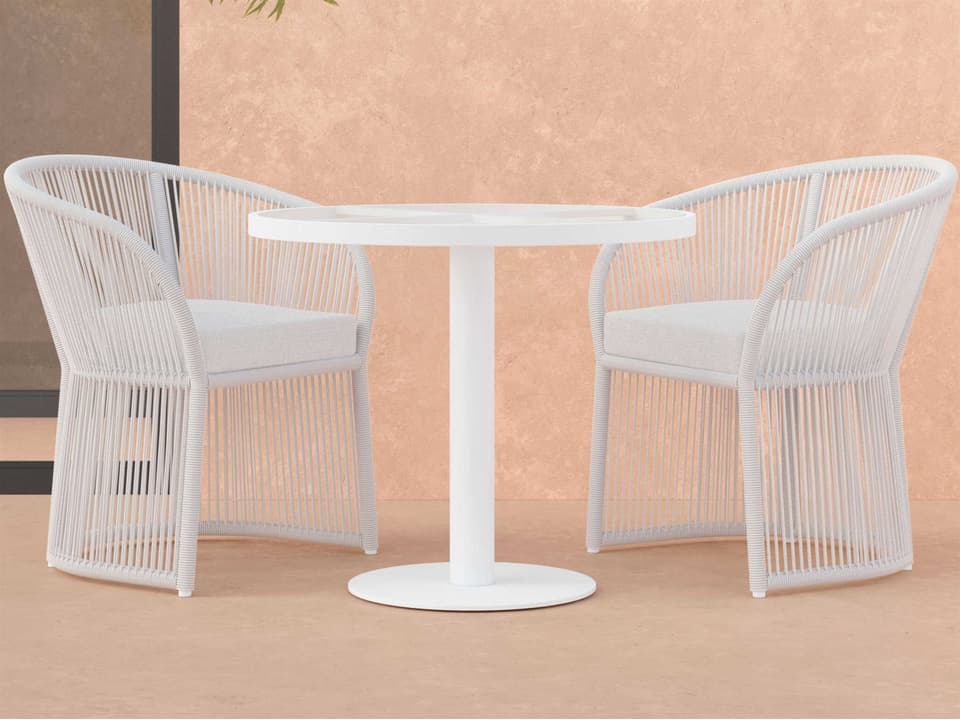 Bordeaux Aluminum and Rope Dining Room Set