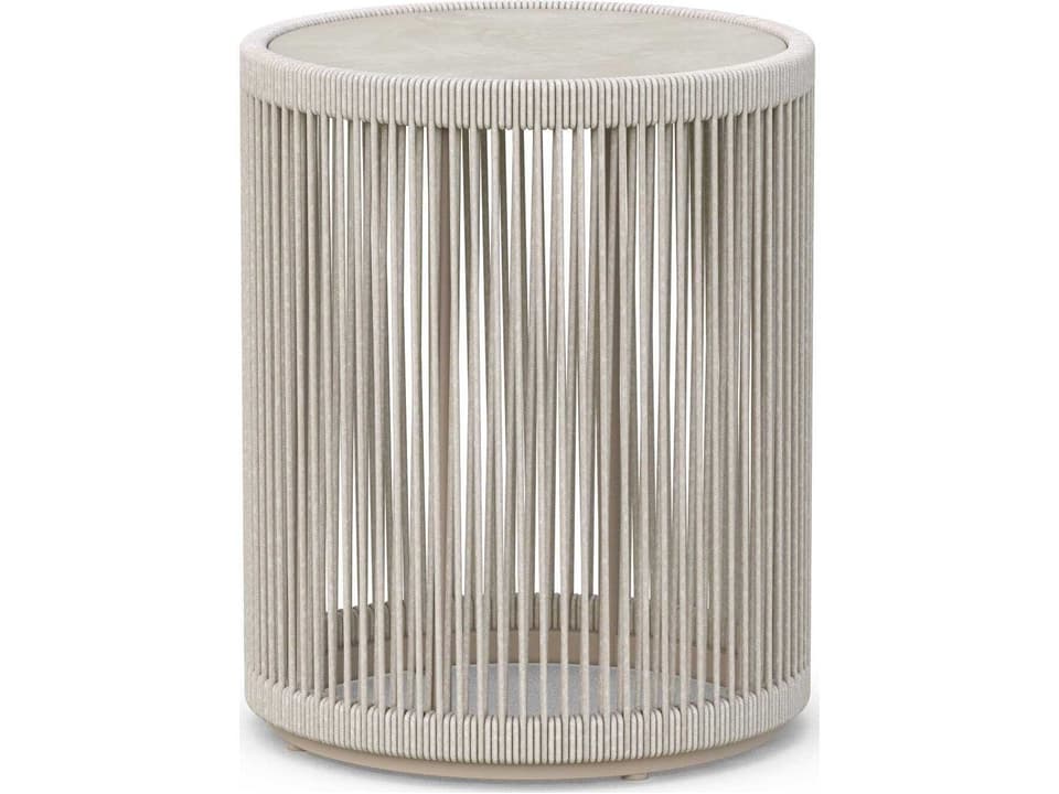 Malta Round Side Table with Albarium Dekton Top
