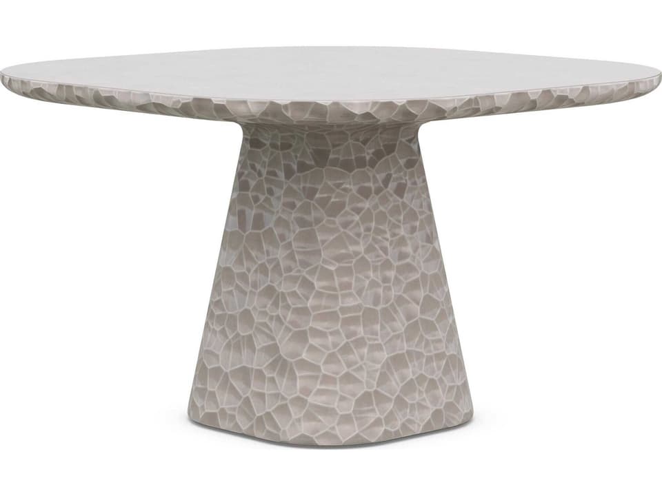 Panama Oat Concrete Square Dining Table