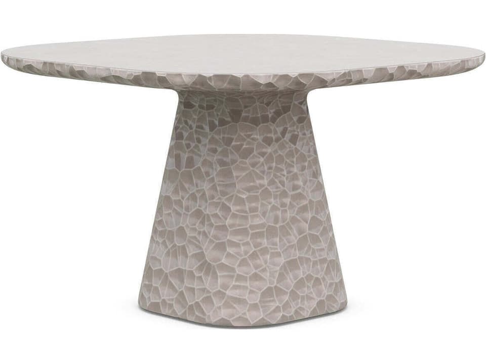 Panama 48 Inch Round GFRC Concrete Table Top in Oat