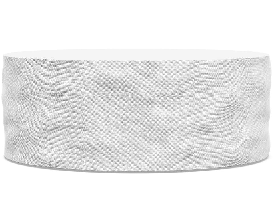 Tulum Concrete Oval Coffee Table