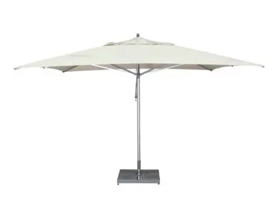Hurricane 6.5x10 Foot Rectangle Aluminum Center Pole Outdoor Umbrella