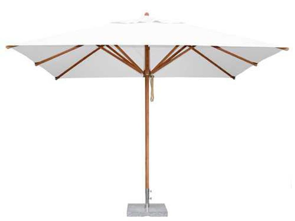Levante 6.5 x 10 Foot Rectangle Outdoor Umbrella with Bamboo Frame