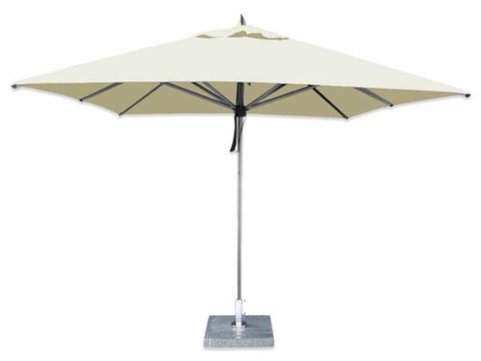Hurricane 11 Foot Square Aluminum Market Umbrella