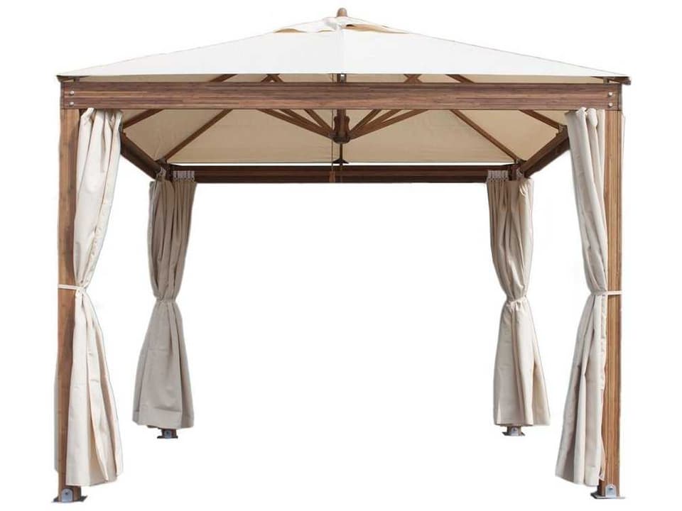 Alize 13 x 10 Foot Rectangular Bamboo Outdoor Pavilion