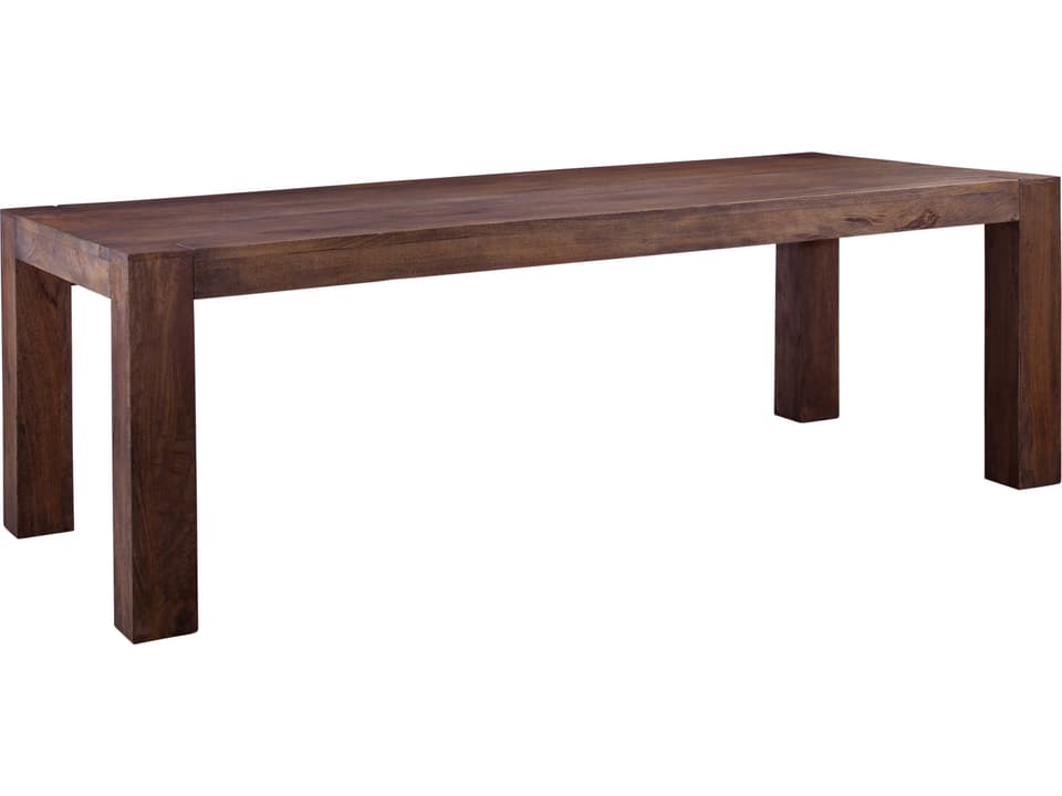 Walsh 90-Inch Rectangle Dining Table in Rustic Modern Farmhouse Brown