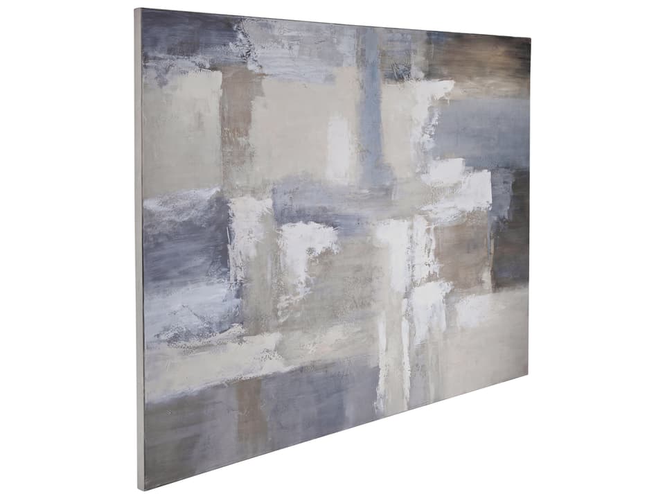 Bexar Large-Scale Abstract Canvas Art in Muted Tones