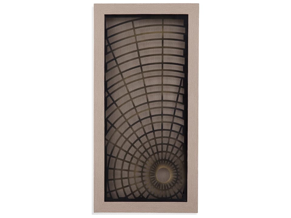 Charlotte's Web Iron Wall Art Shadow Box in Black Frame