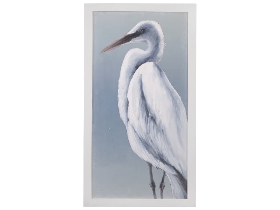 Herald in Mist I Framed Print with White Frame