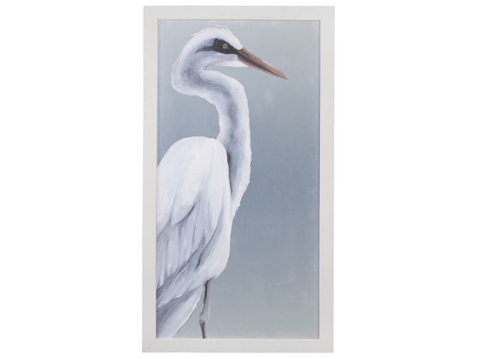 Herald in Mist II Framed Print Abstract Wall Art White Frame