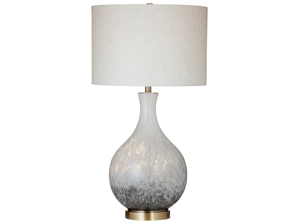 Gray Table Lamp