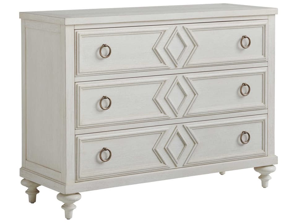 Viewpoint 3-Drawer Wood Dresser in Whitesands Finish