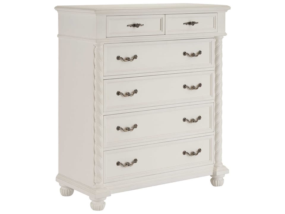Villa Blanca Palma 6-Drawer Chest in Polo Mallet White
