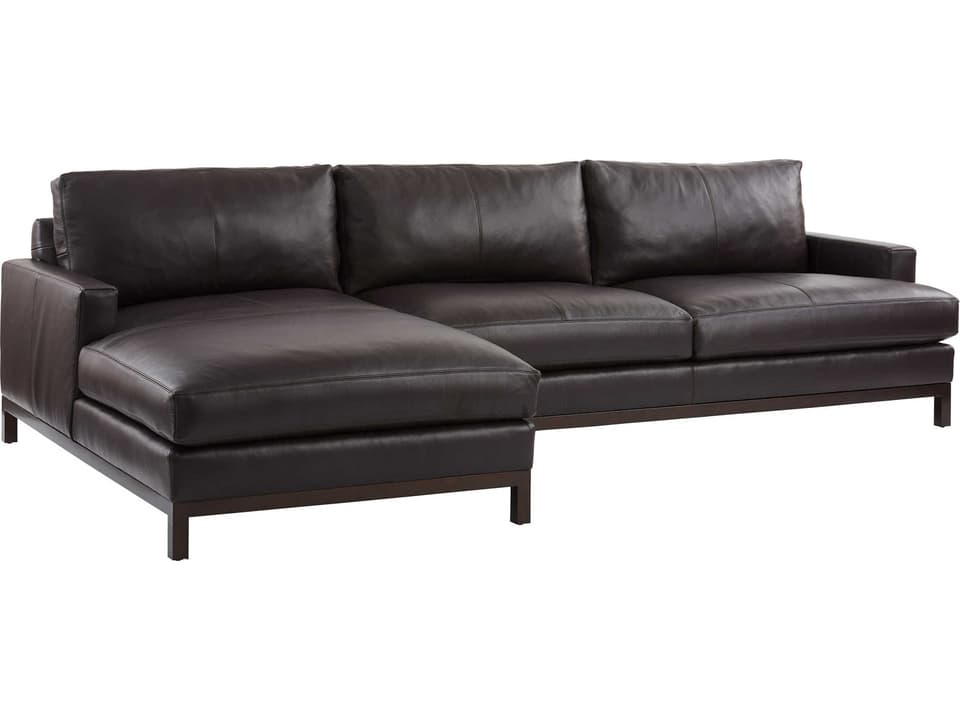 Horizon Left Arm Facing Leather Chaise
