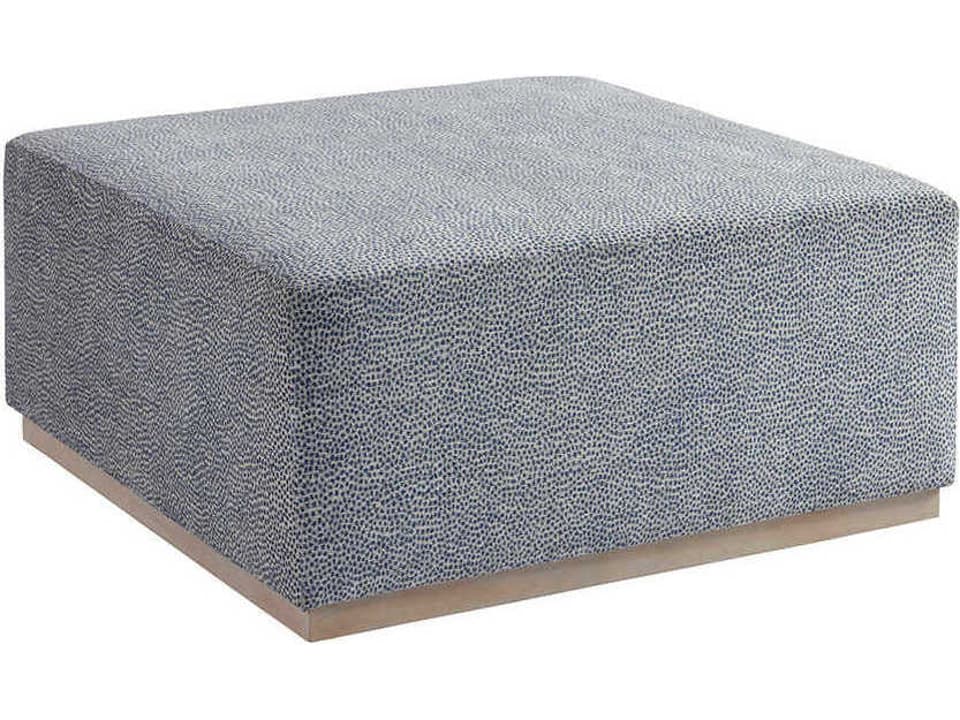 Clayton Upholstered Cocktail Ottoman in Cameo Shores