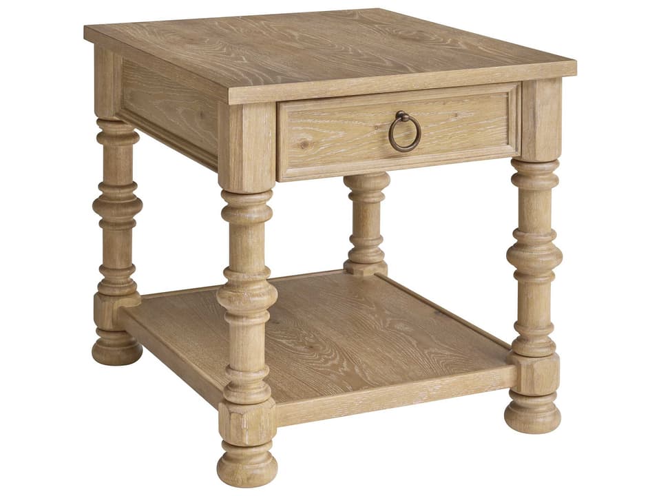 by Lexington Montecito Hollister Wood End Table with Drawer