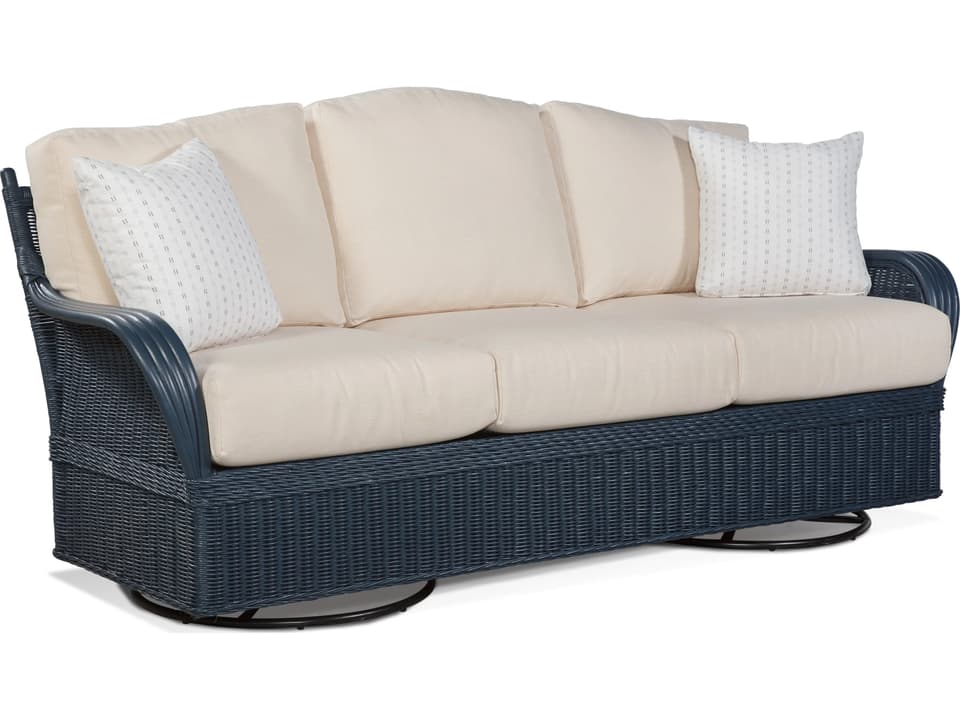 Bodega Bay 84-Inch Wicker Cushion Sofa