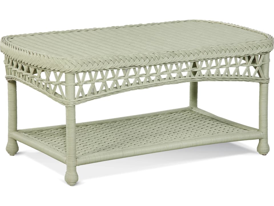 Vera Wicker Rectangular Coffee Table