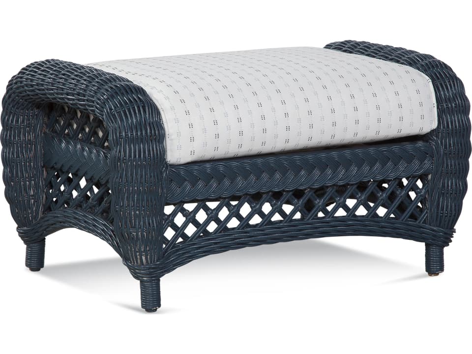 Clara Wicker Cushion Ottoman