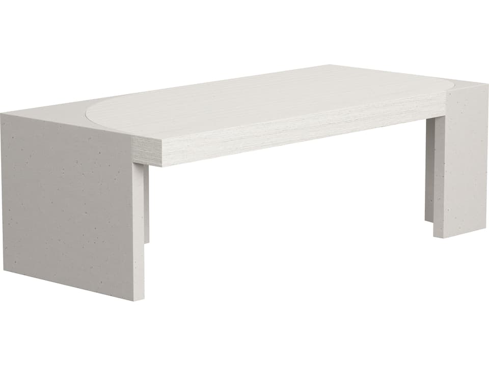 Stratum Rectangular Coffee Table in Mist and Fossil