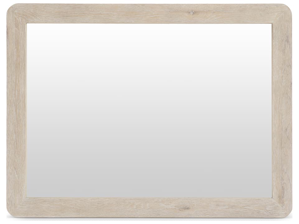 Antibes Rectangle Wall Mirror in Rustic Oak Roz Finish