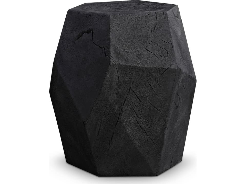 Dee Hexagon Wood End Table