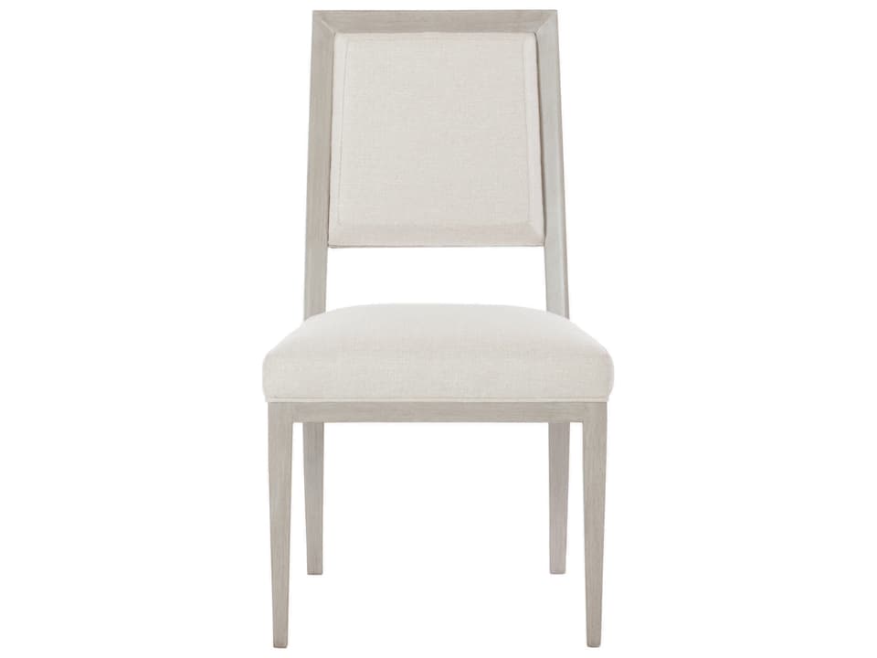 Axiom Upholstered Side Dining Chair in Linear Gray