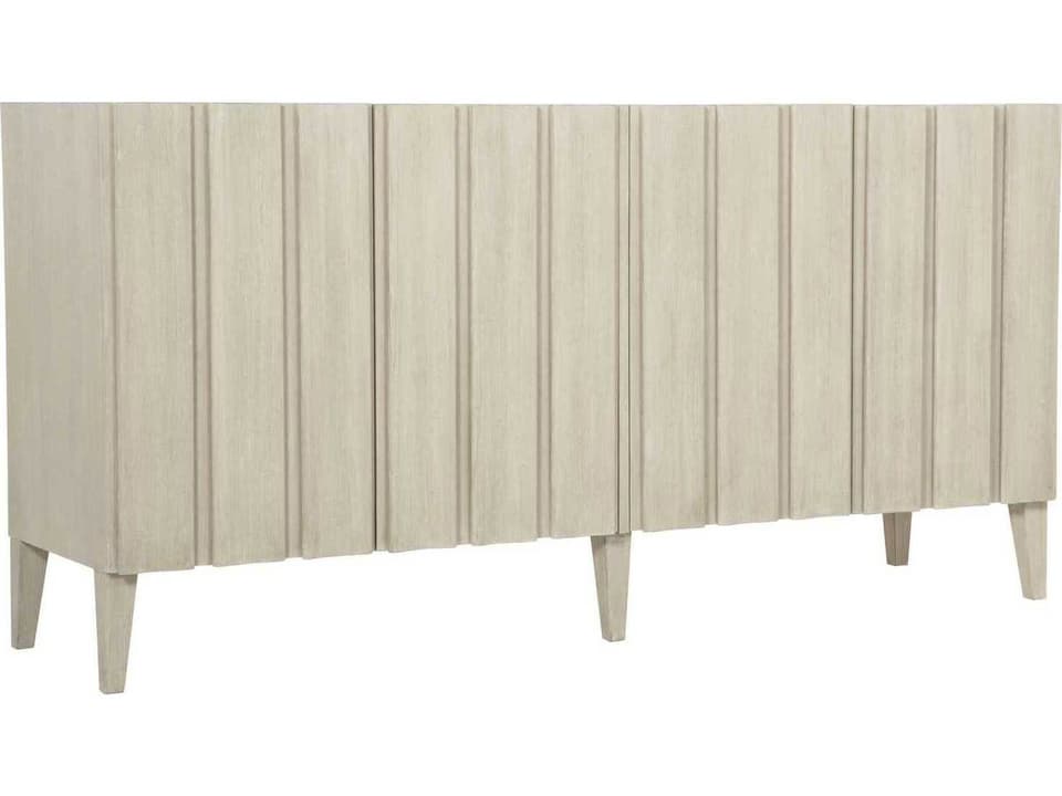 East Hampton Entertainment Credenza Ash Veneer Cerused Linen Finish