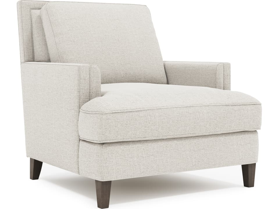Addison Fabric Accent Chair with Track Arms in Portobello Finish
