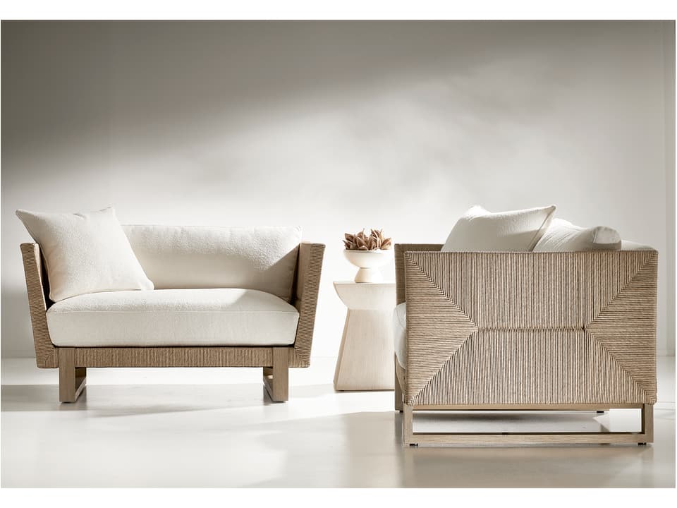 Casitas Wood Cushion Lounge Set