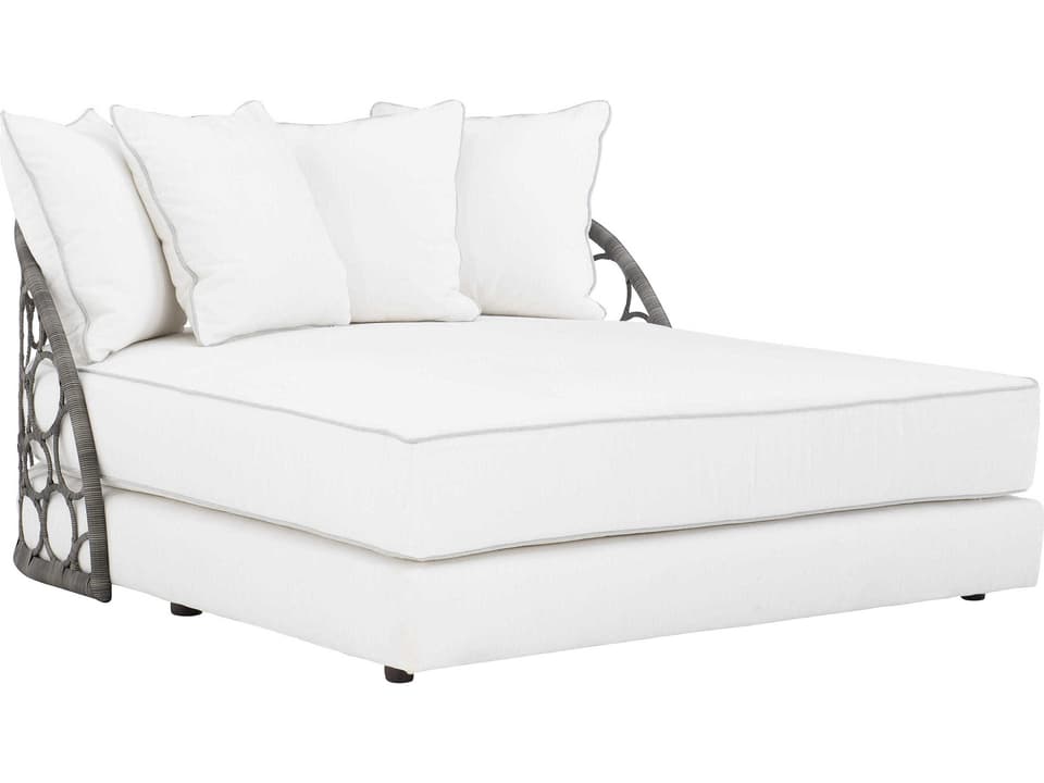Gray Flannel Lounge Bed with Cushion