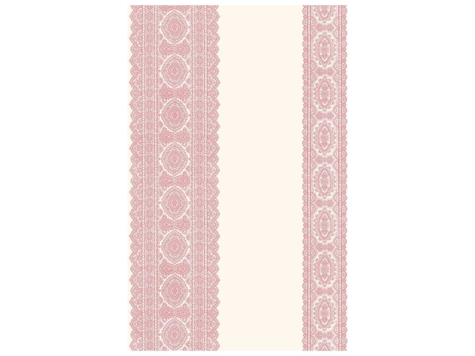 A-street Prints Brynn Pink Paisley Stripe Wallpaper
