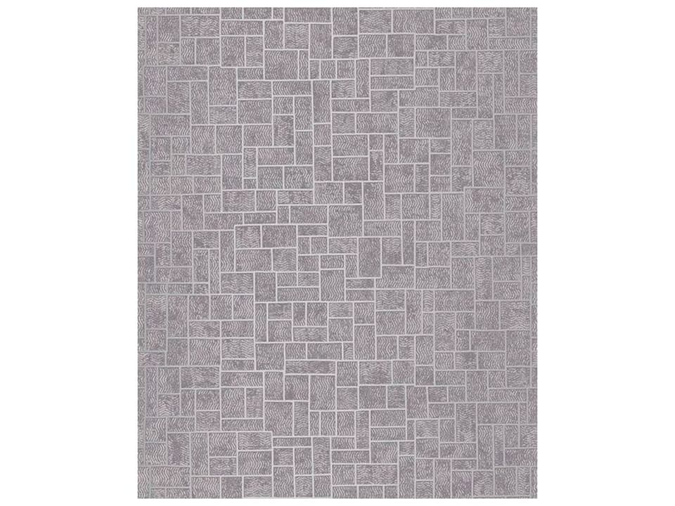 Decorline Etude Purple Geometric Wallpaper