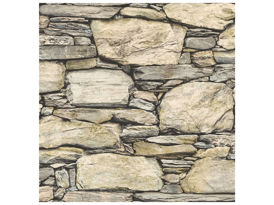 A-street Prints Stone Wall Wheat Historic Wallpaper