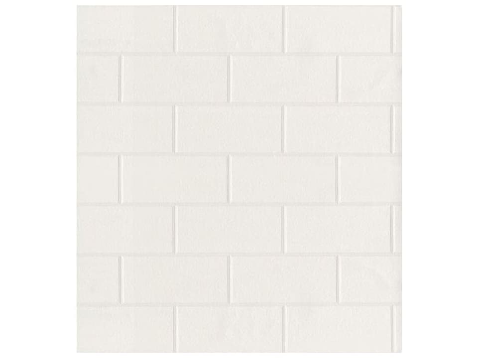 For Your Bath Iii Paintable White Tile Wallpaper