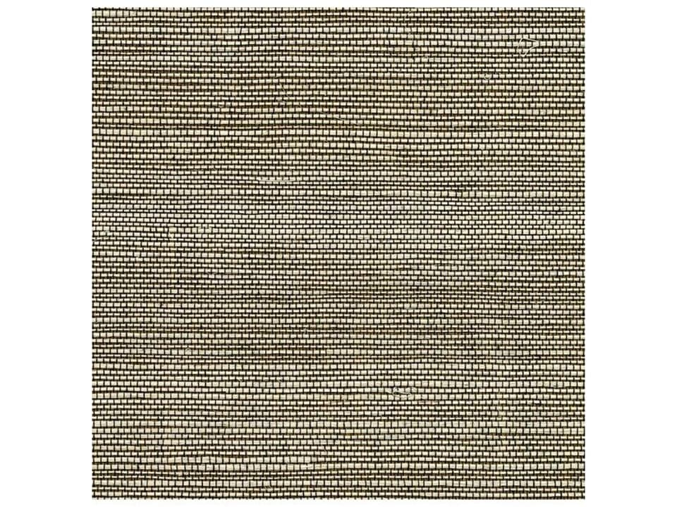 Kenneth James Yunnan Brown Grasscloth Wallpaper