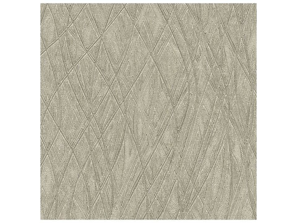 Warner Textures Allegro Silver Embossed Wallpaper
