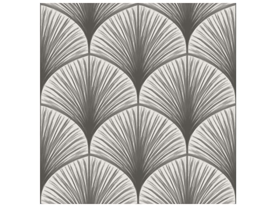 A-street Prints Dusk Grey Frond Wallpaper