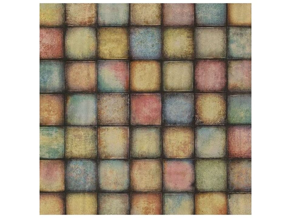 Kitchen & Bath Essentials Soucy Multicolor Tiles Wallpaper
