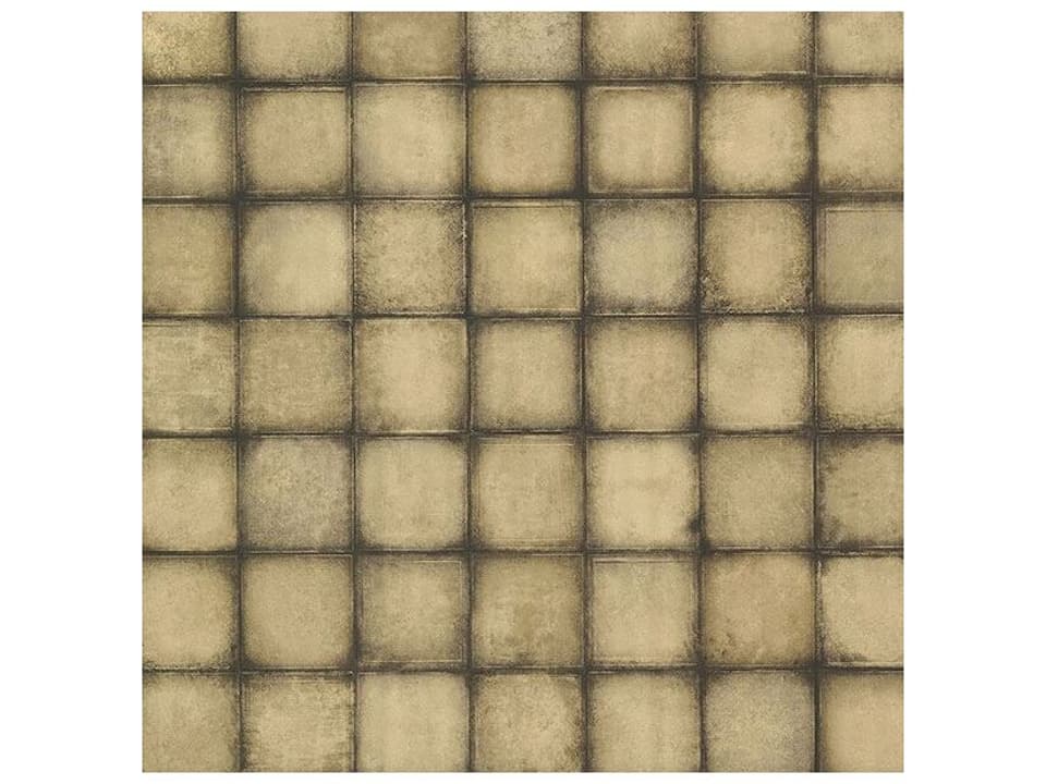 Kitchen & Bath Essentials Soucy Gold Tiles Wallpaper