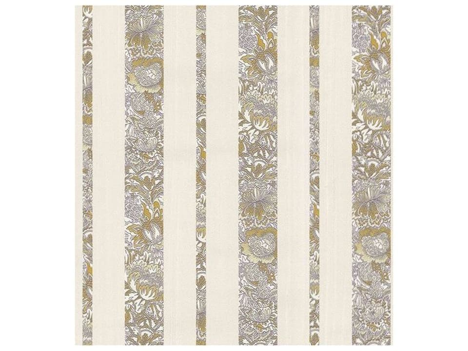 Bellissimo Vi Certosa Lavender Floral Stripe Wallpaper
