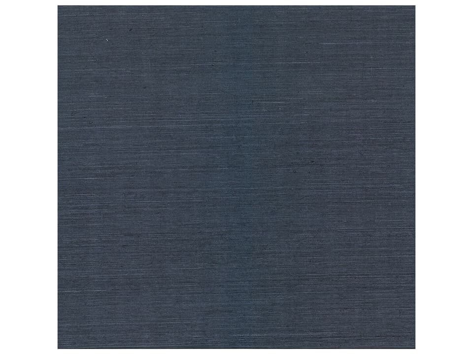 A-street Prints Peninnsula Navy Sisal Grasscloth Wallpaper