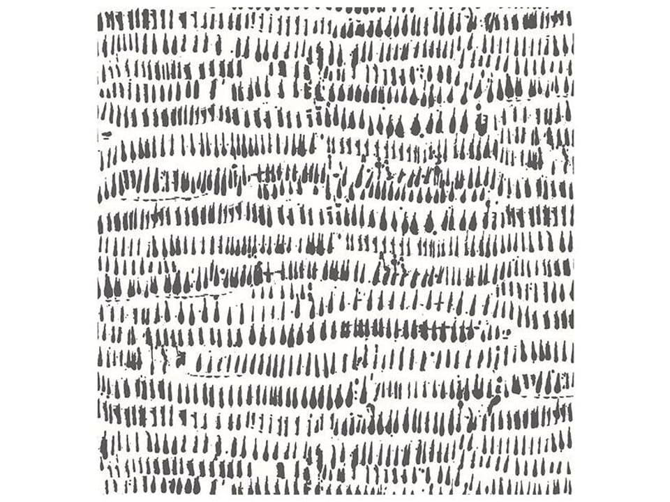 Fresh Start Kitchen & Bath Runes Black Brushstrokes Wallpaper