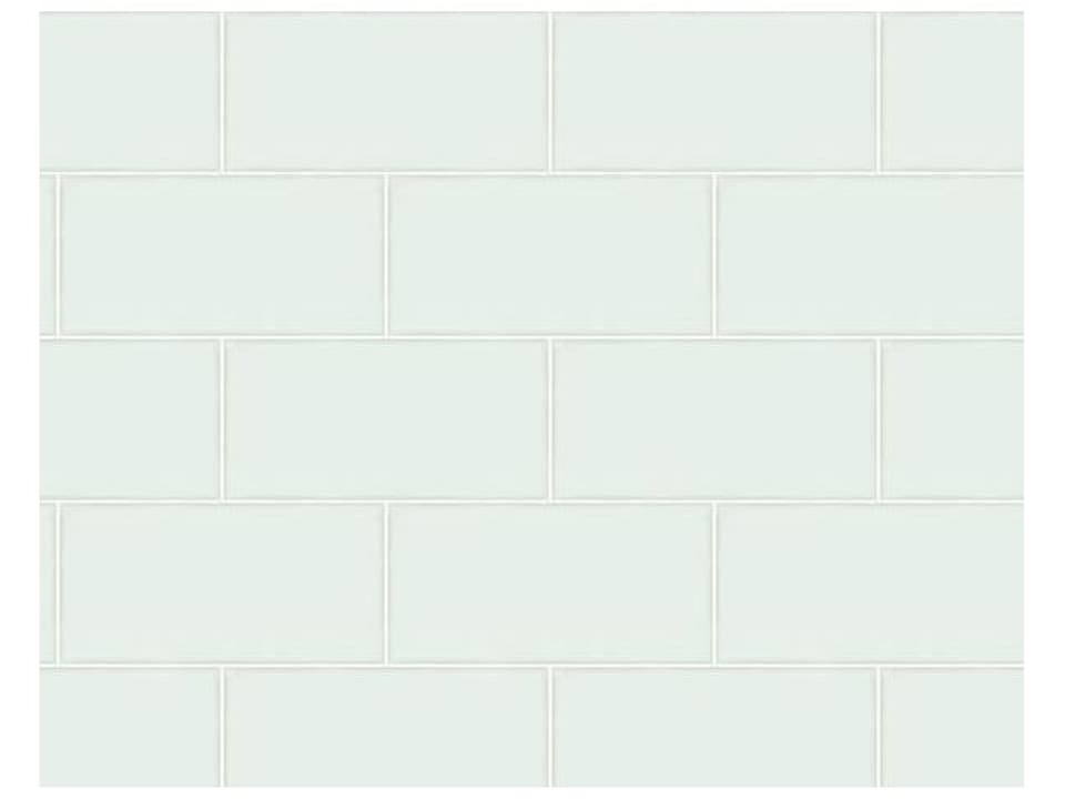 Chesapeake Freedom Mint Subway Tile Wallpaper
