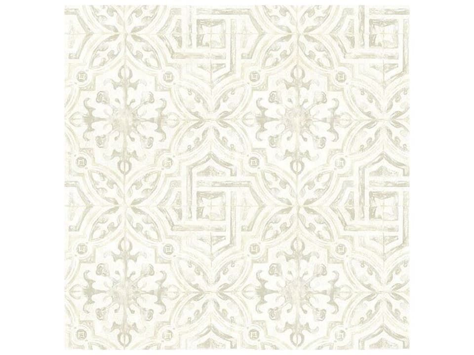 Chesapeake Sonoma Grey Spanish Tile Wallpaper