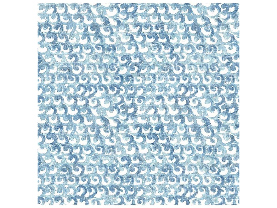 Chesapeake Saltwater Aqua Wave Wallpaper