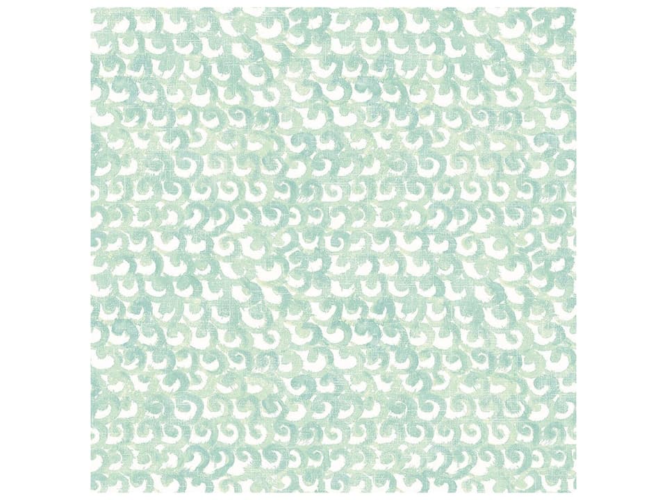 Chesapeake Saltwater Teal Wave Wallpaper